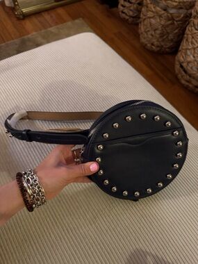 Rebecca Minkoff Round Crossbody Belt Bag - blue